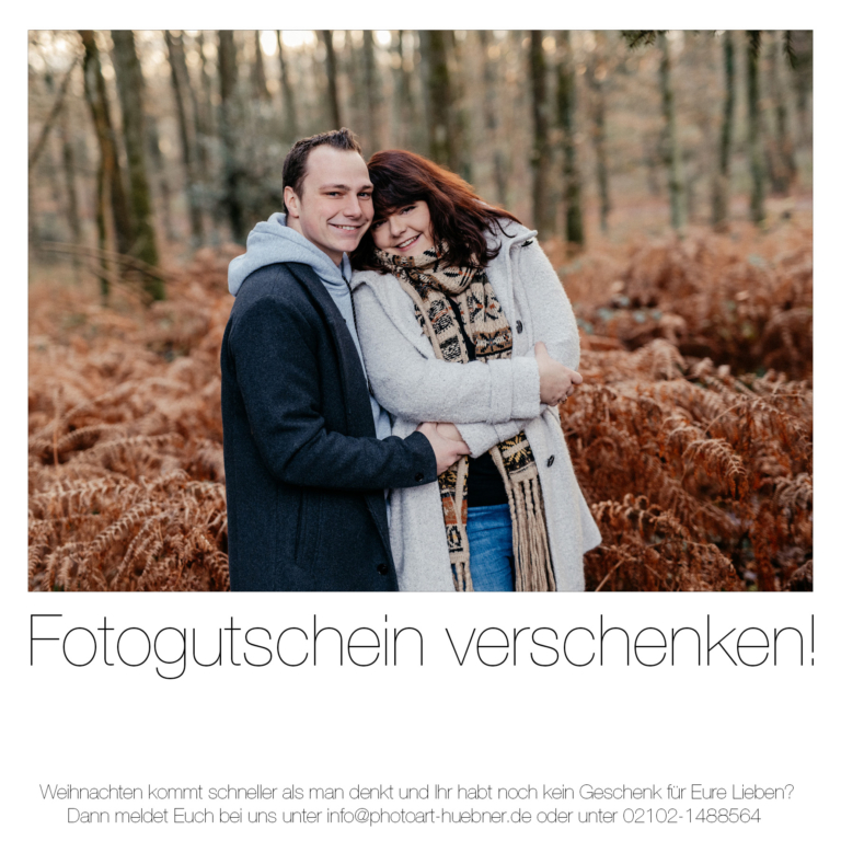 Sie sind auf der Suche nach einem persönlichen Weihnachtsgeschenk Dann haben wir was für Sie verschenken Sie einen Gutschein zum Fotoshooting 07